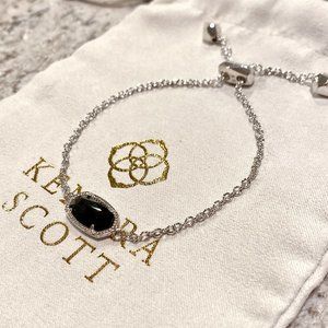 New Kendra Scott Elaina Silver Opaque